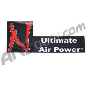 Ninja Ultimate Air Power Sticker   Black