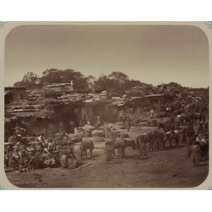  Aulie Ata,Tazar,Bazaar,commerce,vendors,structure,c1865 