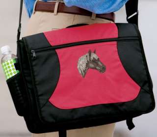 ROCKY MOUNTAIN HORSE embroiderd messenger bag ANY COLOR  
