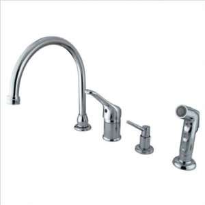 Elements of Design EB811K1 Wyndham Single Loop Handle Kitchen Faucet 