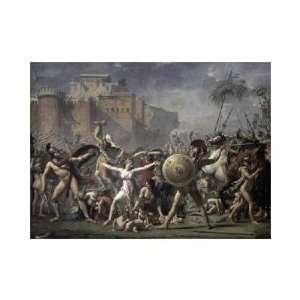  The Battle of The Sabines by Jacques Louis David. Size 15 