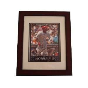  Ryan Howard Autographed Picture   2007 Topps 75x105 Ad 