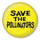 SAVE THE POLLINATORS pin honey hive apiary beekeeping