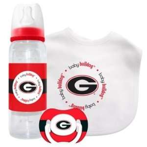  Georgia Bulldogs UGA NCAA Baby Gift Set