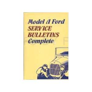 1928 1931 Model A Ford Service Bulletins Repair Shop Manual Reprint 
