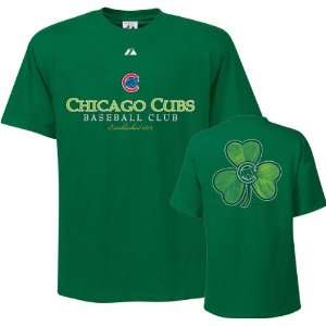  Chicago Cubs Green Celtic Classic T Shirt Sports 