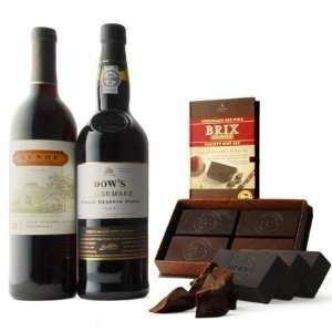  BRIX Chocolate for Port and Zinfandel Wine Gift Set 