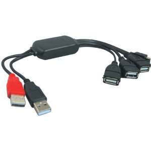  4 Port High Speed USB 2.0 Hub Adapter with AV output Electronics