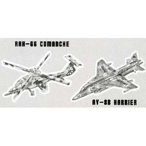  3D Advance Fighters AV8B Harrier and RAH66 Comanche 