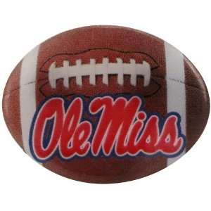 NCAA Mississippi Rebels Double Back Football Pin