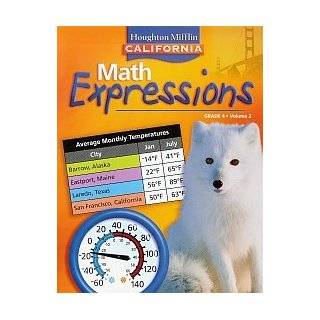Math Expressions, Grade 4 Houghton Mifflin Math Expressions 