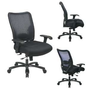  Big and Tall Double Air Grid Back and Mesh Seat Ergonomic 