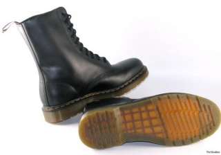 NEW Dr. Doc Martens BLACK 1490 Boots Size UK 9 US 10  