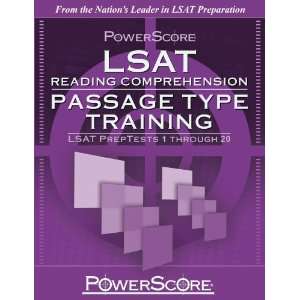  PowerScore LSAT Reading Comprehension Passage Type Training 