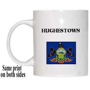  US State Flag   HUGHESTOWN, Pennsylvania (PA) Mug 