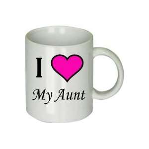  Aunt Mug I Love My Aunt Pink Heart 