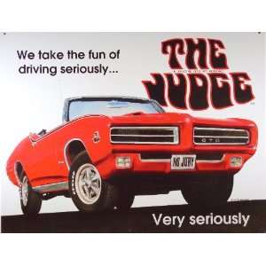  Pontiac GTO The Judge Metal Sign