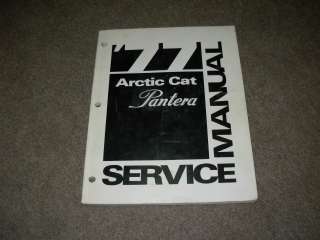 1977 Arctic Cat Pantera Snowmobile Service Manual  