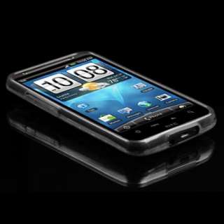 For HTC Inspire 4G Accessory Flex Gel Case Smoke Argyle  