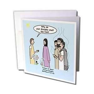   12 23 Jesus disciples are fishers of men   Greeting Cards 12 Greeting
