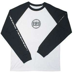  Azonic 89 Racewear Long Sleeve T Shirt   Medium/White 