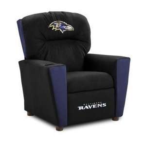 Baltimore Ravens Kids/Child Team Logo Recliner Lounge Chair  