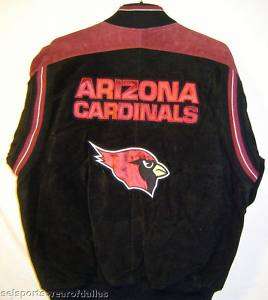 Arizona Cardinals Suede Jacket NFL X Large  