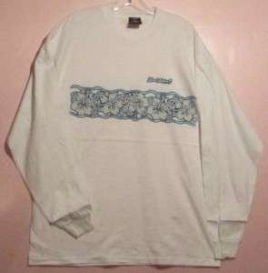NEW LOCAL MOTION WHITE LONG SLEEVE T SHIRT SIZE XL  