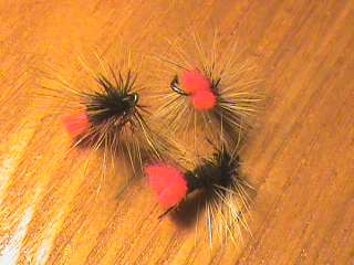 BROWN GRIZZLY WOOLY WORMS TROUT & STEELHEAD & PANFISH SIZE 10 Z 1 
