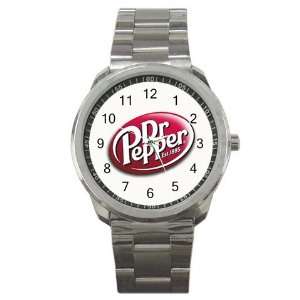 Dr Pepper Logo Logo New Style Metal Watch