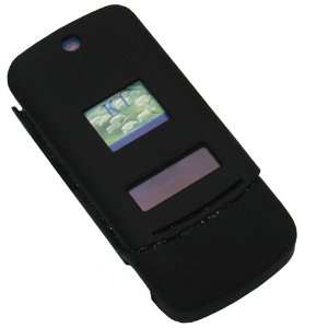  Motorola KRZR Rubberized Black Crystal Case   Includes TWO 
