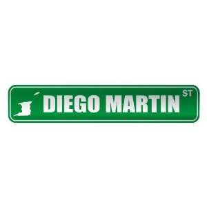   DIEGO MARTIN ST  STREET SIGN CITY TRINIDAD AND TOBAGO 