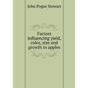   yield, color, size and growth in apples John Pogue Stewart Books