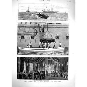   1879 Funeral Prince Napoleon Chislehurst Orontes Ship