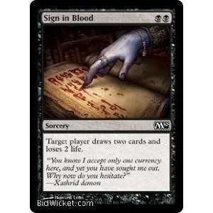  in Blood (Magic the Gathering   Magic 2010 Core Set   Sign in Blood 