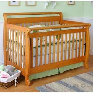  Diana Convertible Crib Finish Pear Wood Baby