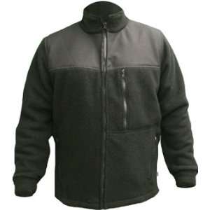    Jacket Black Flame Resistant Ultimate Fleece, MD