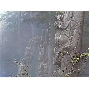     Spirits of the Forest Totems and Hermit Thrush