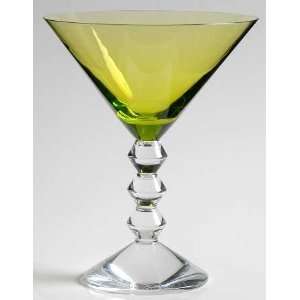  Baccarat Vega Olive Green Martini, Crystal Tableware 