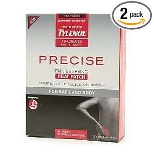 Tylenol Precise Pain Relieving Heat Patch   Back and Body 