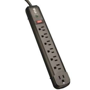   Right Angle Outlets, 4 Feet Cord, 540 Joules)   Black Electronics