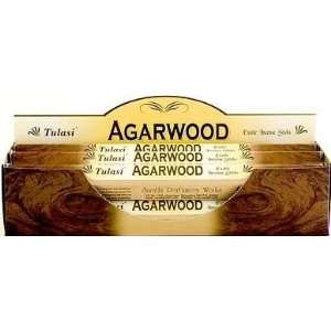 Tulasi Incense Agarwood 20 Stick Hex Pack