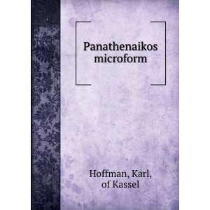  Panathenaikos microform Karl, of Kassel Hoffman Books