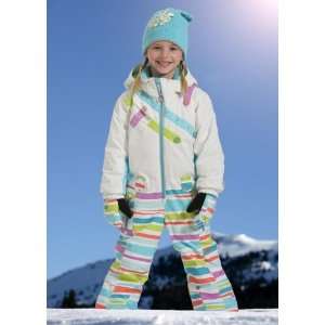  Obermeyer Girls Peace Suit (Stripecicle Print) 6 