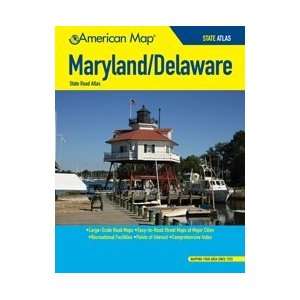  American Map 307992 Maryland And Delaware State Road Atlas 