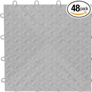 Gladiator GarageWorks GAFT48TTPS Silver Floor Tile, 48 
