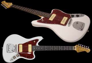 TUSCANY ELECTRIC GUITAR SURF WHITE SET UP IN ITALY  