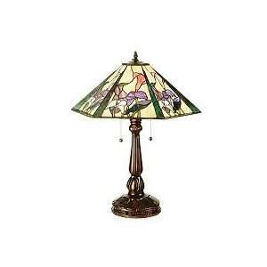  Tiffany Style Calla Lily Hex Table Lamp