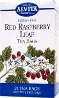 Alvita Tea Red Raspberry Leaf Tea ~ 24 bags  