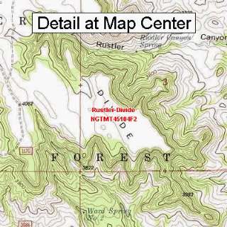 USGS Topographic Quadrangle Map   Rustler Divide, Montana 